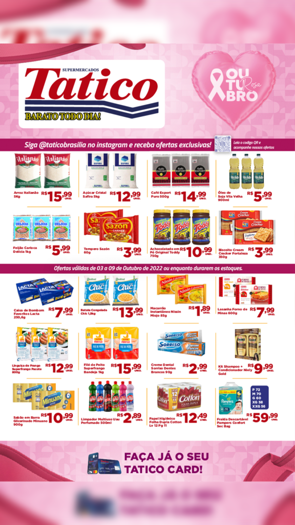 encartes de ofertas supermercado tatico Brasília DF