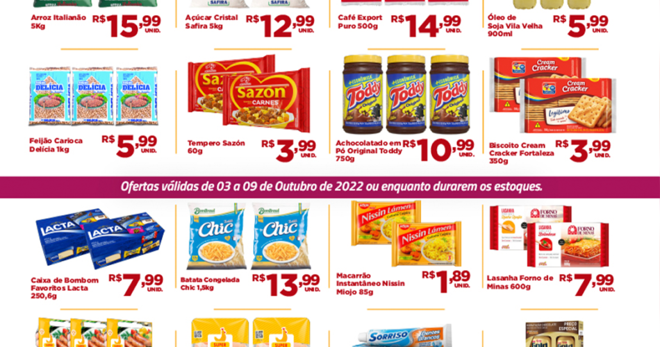 Supermercado Tatico até 09/10/2022