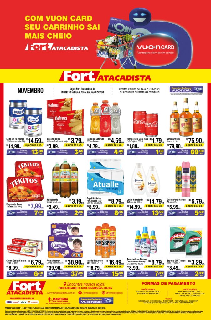 encartes de ofertas fort atacadista Brasília DF