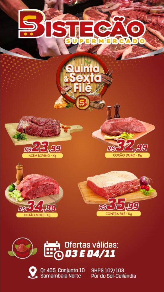 ofertas supermercado bistecão Brasília DF