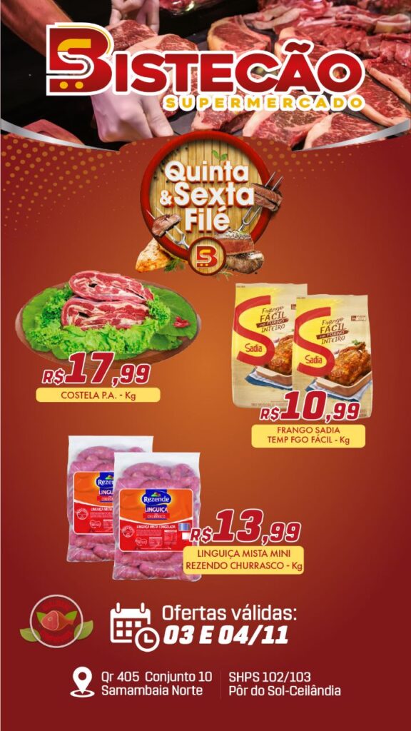 ofertas supermercado bistecão Brasília DF