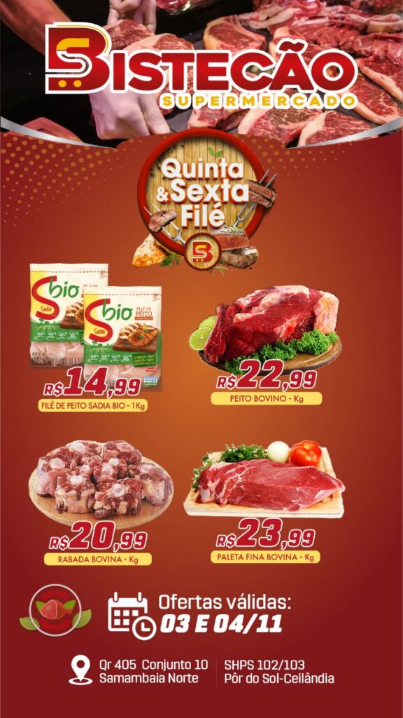 ofertas supermercado bistecão Brasília DF
