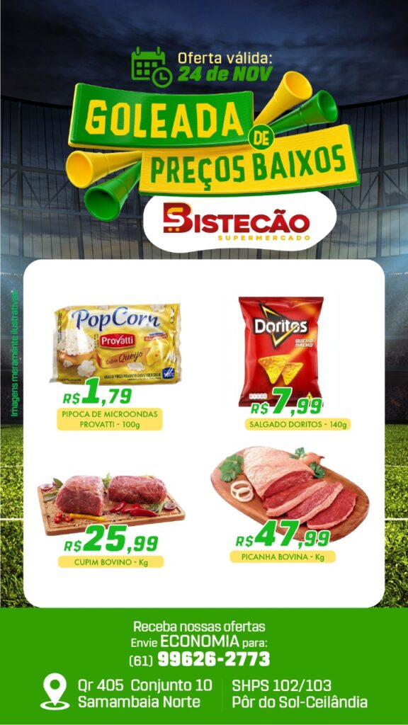 ofertas supermercado bistecão Brasília DF