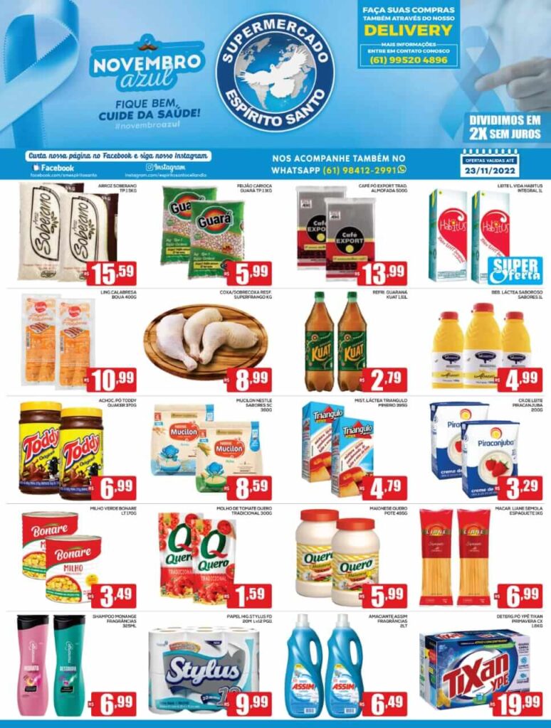 ofertas supermercado espirito santo Brasília df