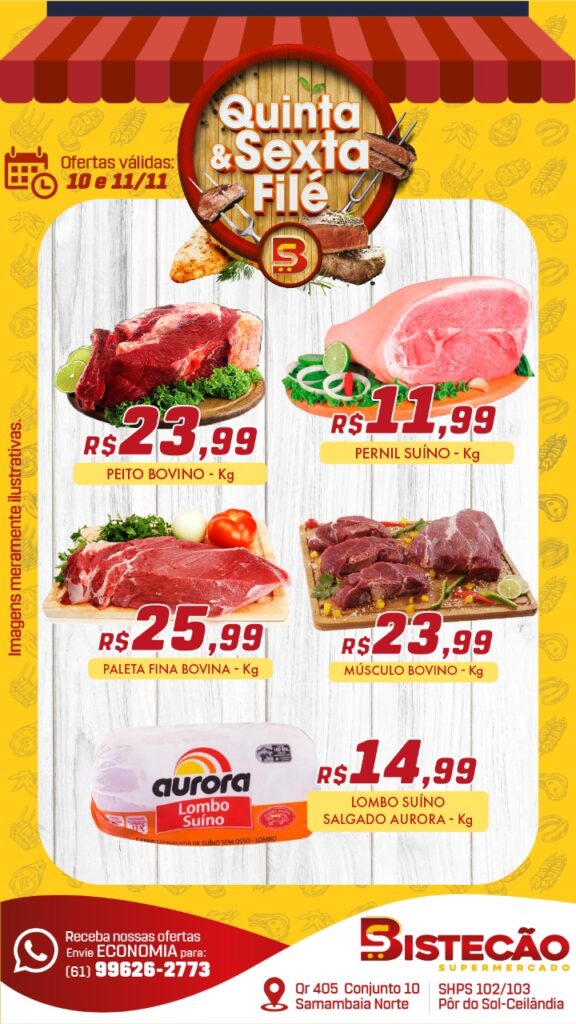 ofertas supermercado bistecão Brasília DF