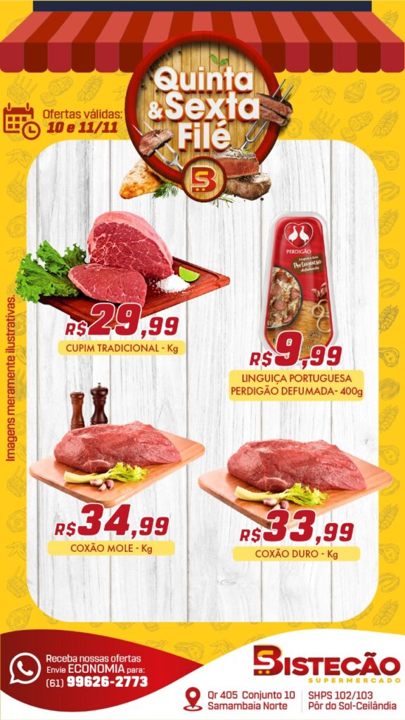 ofertas supermercado bistecão Brasília DF