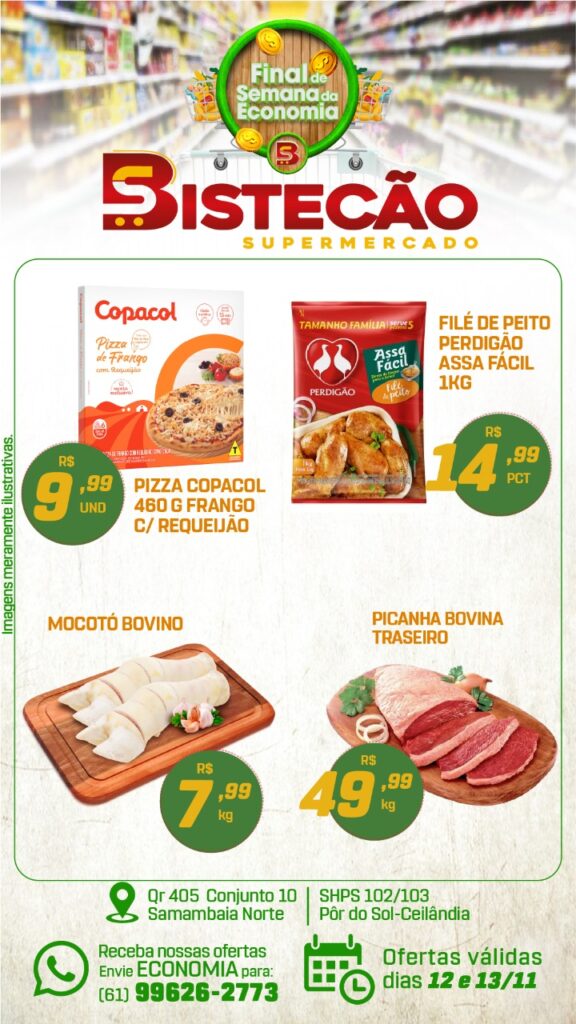 ofertas supermercado bistecão Brasília DF