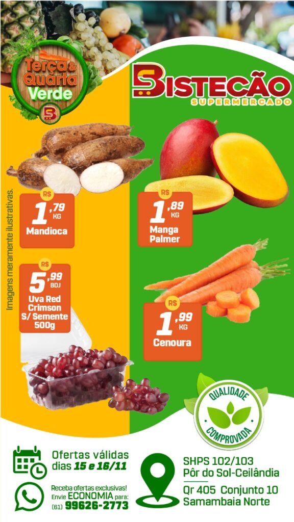 ofertas supermercado bistecão Brasília DF