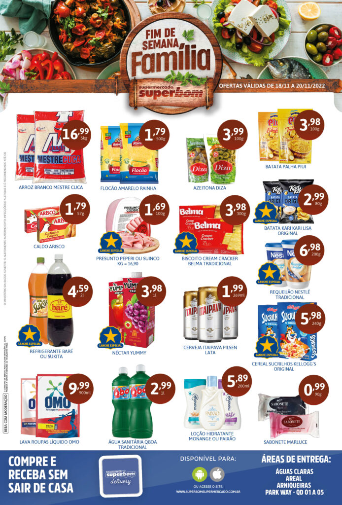 encarte de ofertas supermercado superbom brasilia df