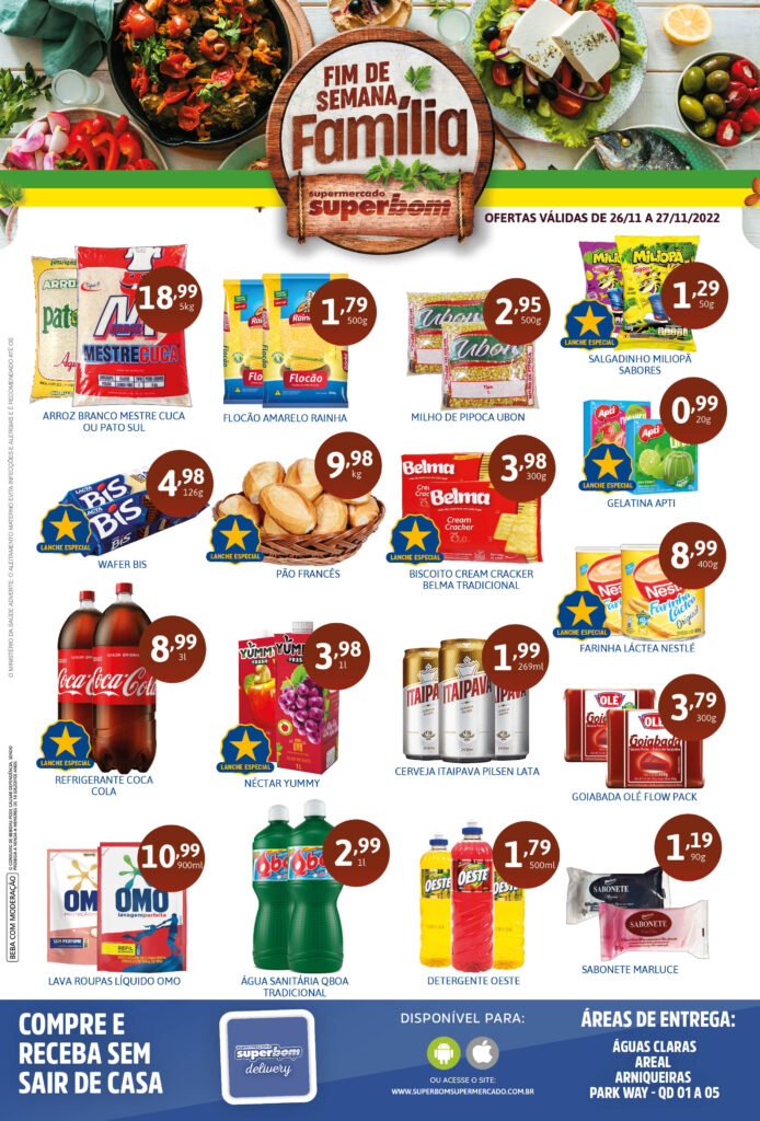 encarte de ofertas supermercado superbom brasilia df