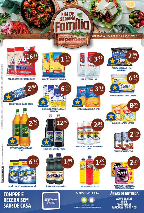 encarte de ofertas supermercado superbom brasilia df