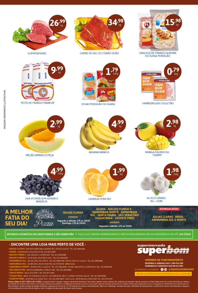 encarte de ofertas supermercado superbom brasilia df