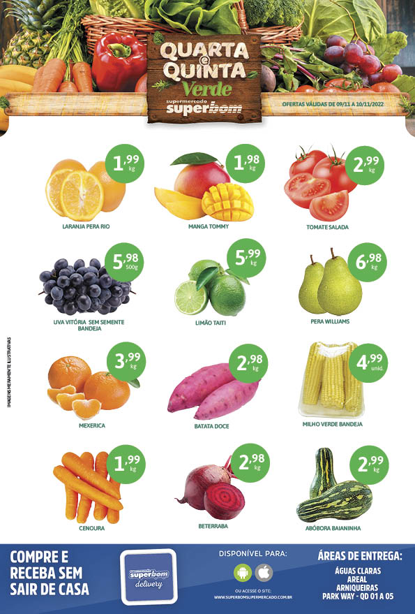 encarte de ofertas supermercado superbom brasilia df