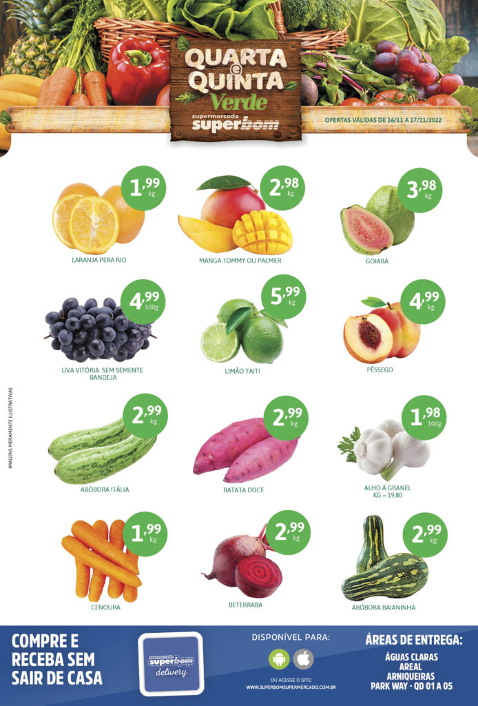 encarte de ofertas supermercado superbom brasilia df