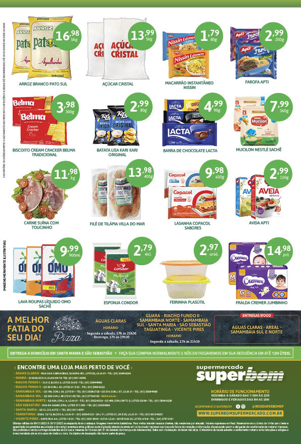 encarte de ofertas supermercado superbom brasilia df