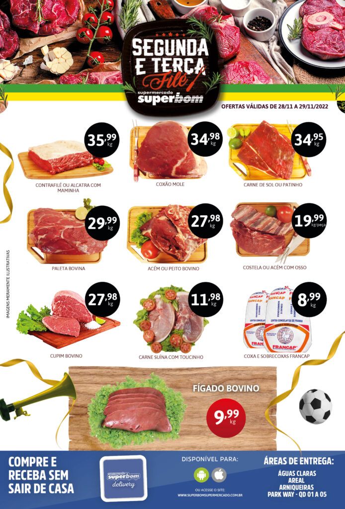 encarte de ofertas supermercado superbom brasilia df