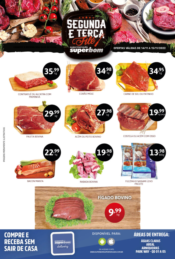 encarte de ofertas supermercado superbom brasilia df