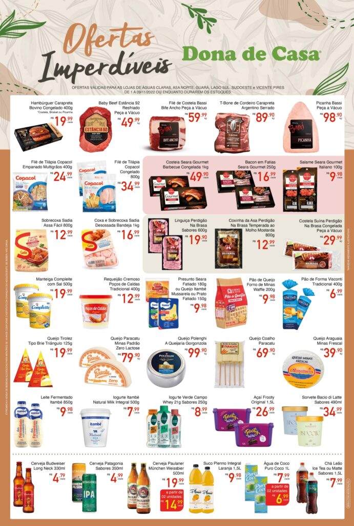 encarte de ofertas supermercado dona de casa Brasília df