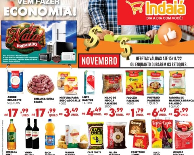 Supermercado Indaiá até 15/11/2022