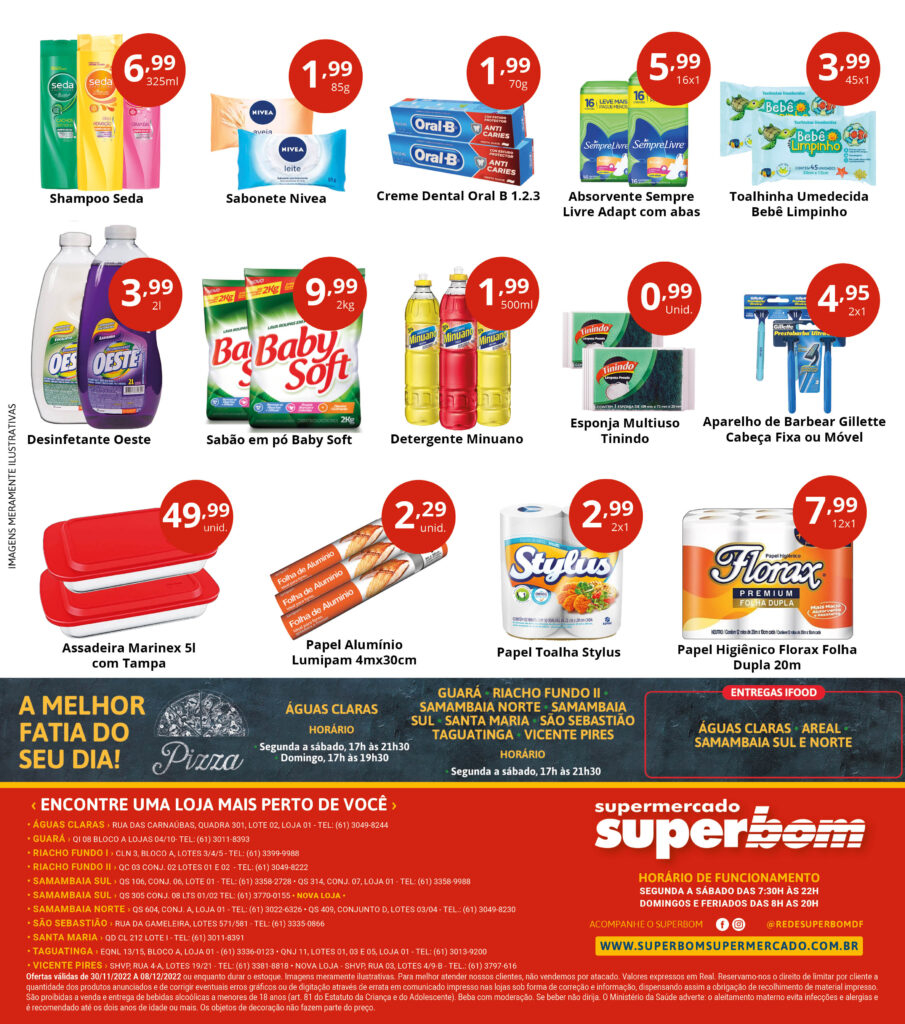 encarte de ofertas supermercado superbom brasilia df