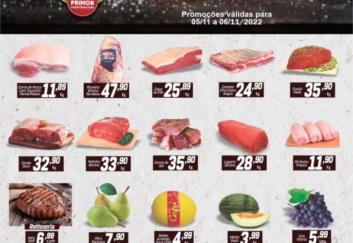 Supermercado Primor até 06/11/2022