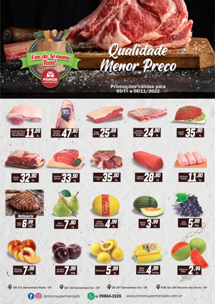 ofertas supermercado primor distrito federal