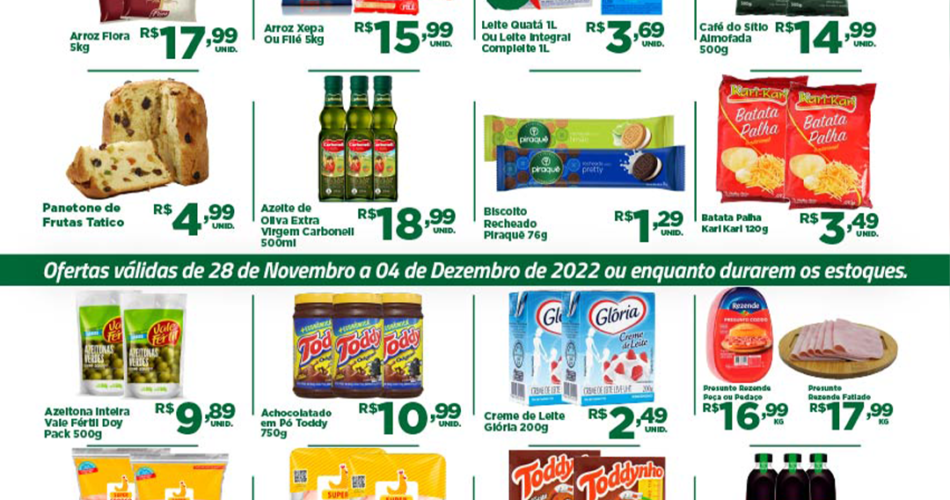 Supermercado Tatico até 04/12/2022