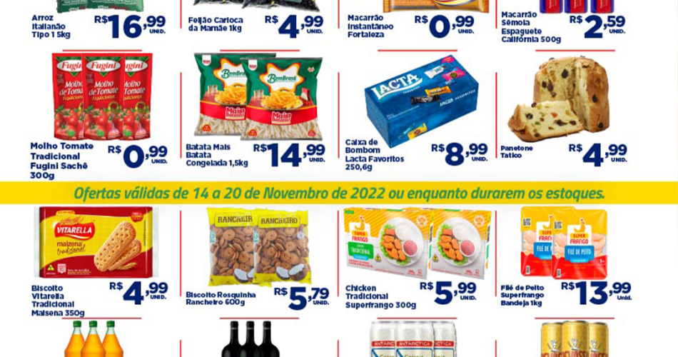 Supermercado Tatico até 20/11/2022