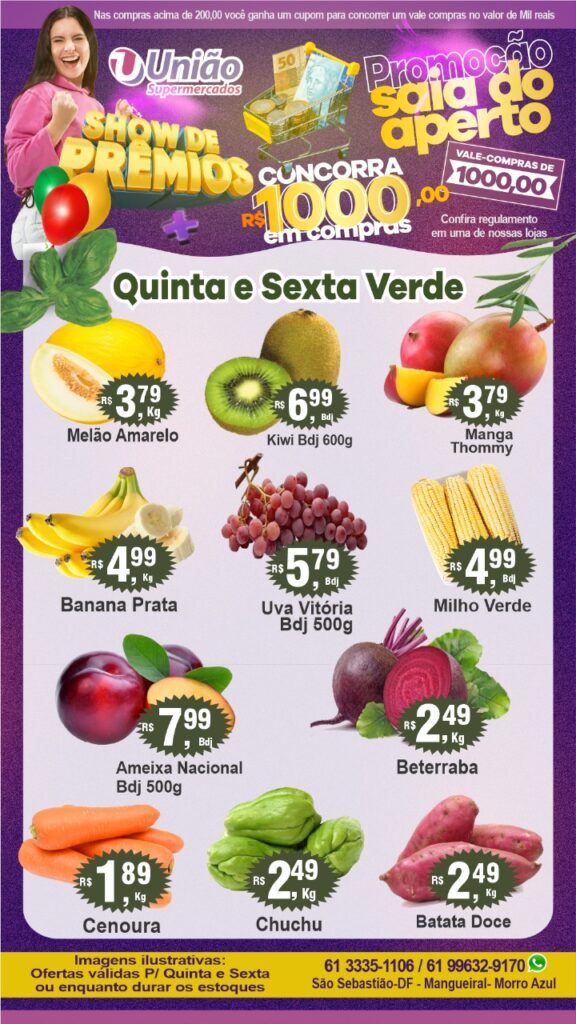 encartes de ofertas supermercado união são sebastião df