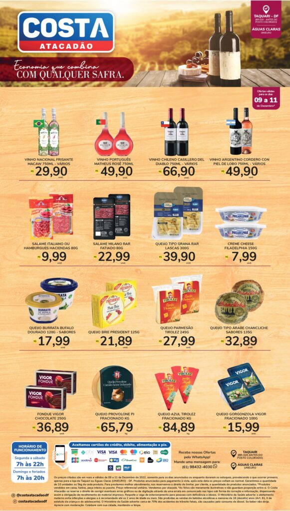 ofertas atacadão costa brasilia df