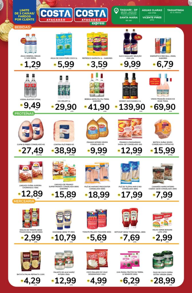 ofertas atacadão costa brasilia df