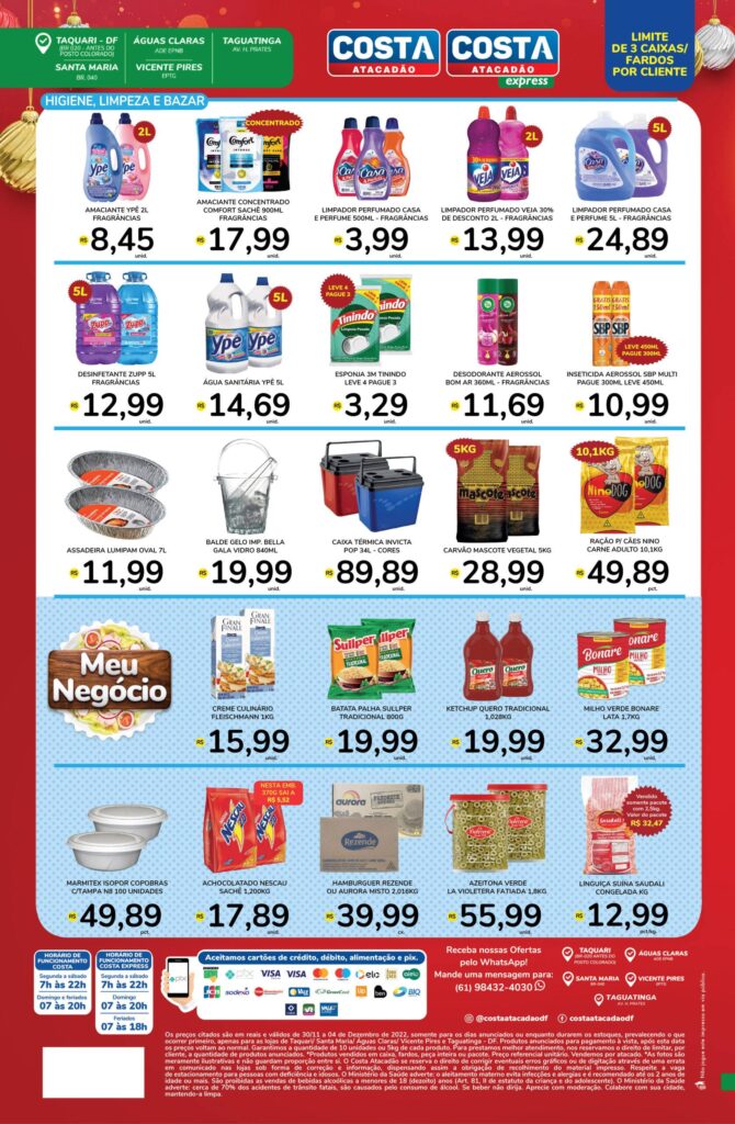 ofertas atacadão costa brasilia df