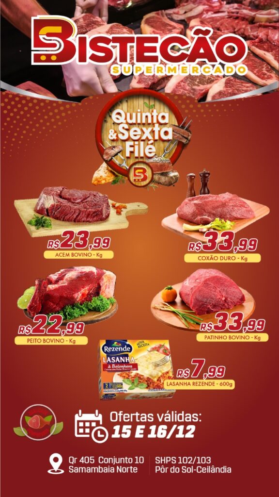 ofertas supermercado bistecão Brasília DF