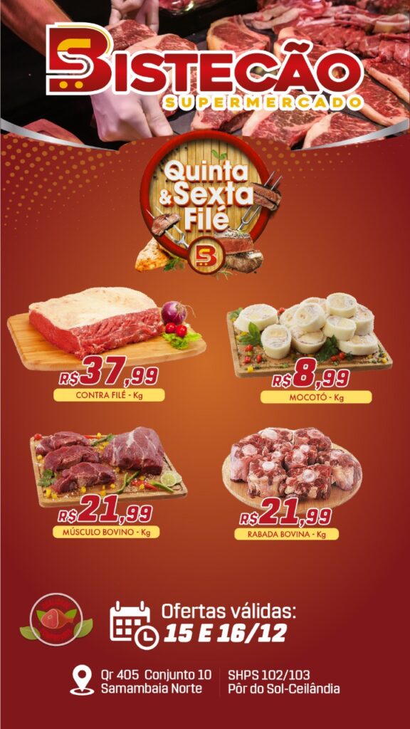 ofertas supermercado bistecão Brasília DF