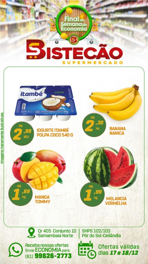 ofertas supermercado bistecão Brasília DF