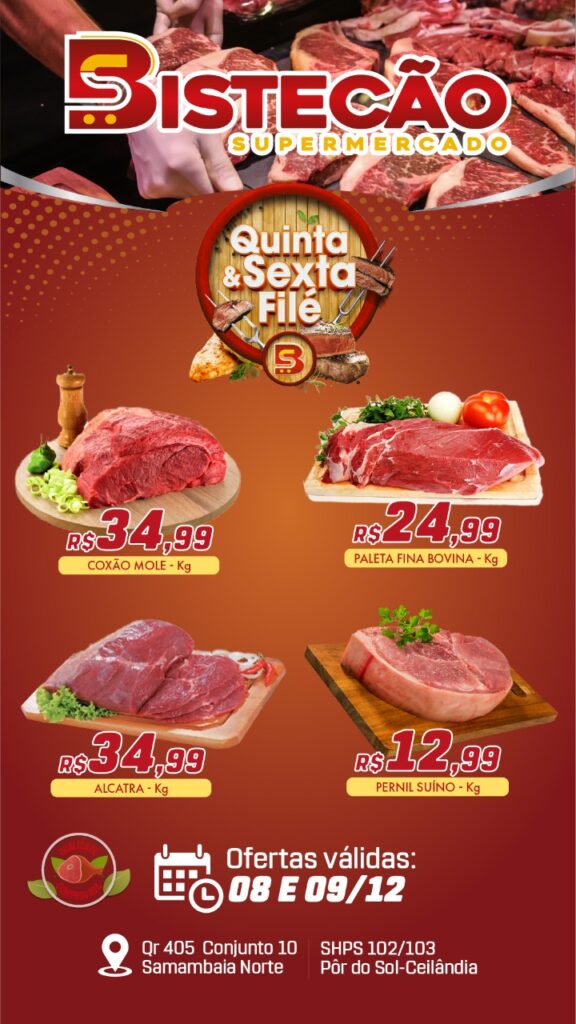 ofertas supermercado bistecão Brasília DF