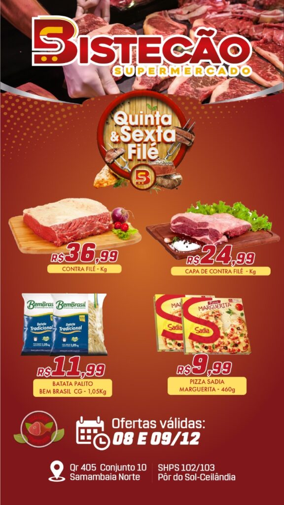 ofertas supermercado bistecão Brasília DF