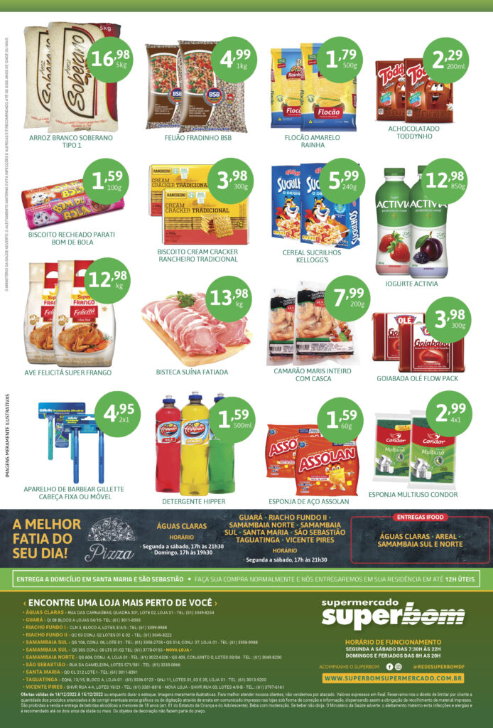 encarte de ofertas supermercado superbom brasilia df