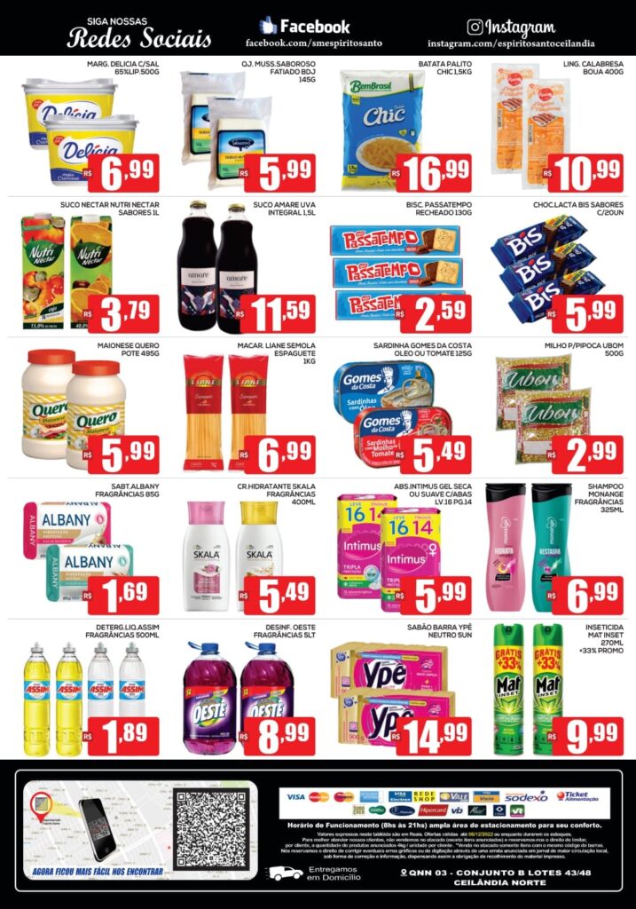 ofertas supermercado espirito santo Brasília df