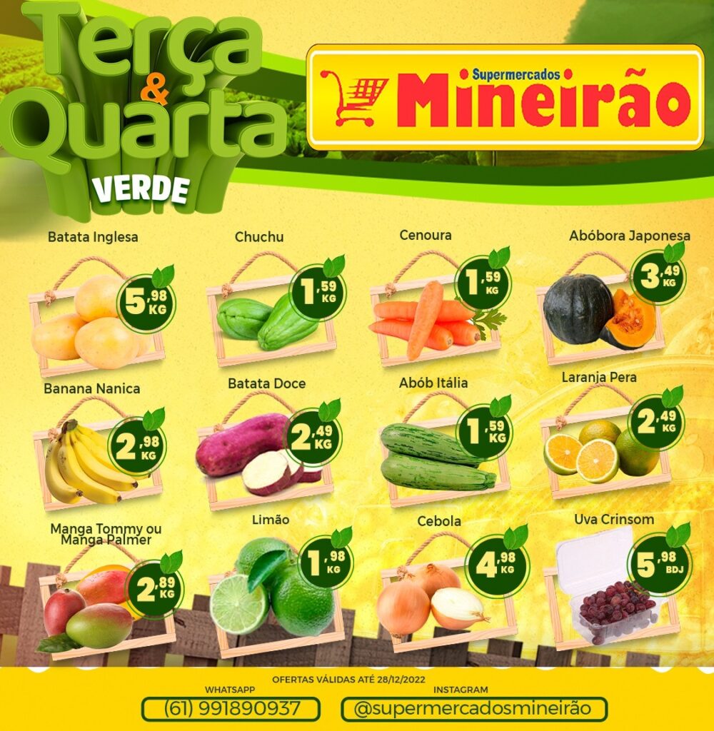 encartes de ofertas supermercado mineirão Brasília DF