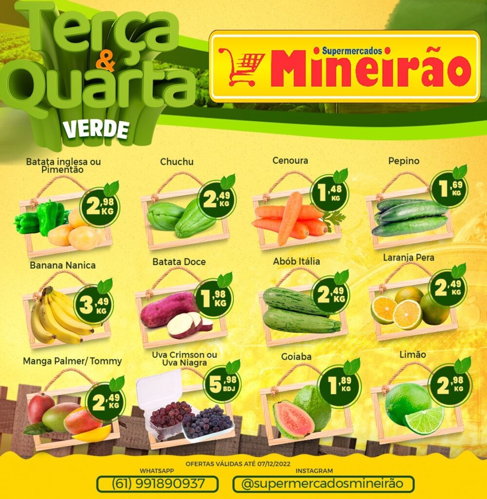 encartes de ofertas supermercado mineirão Brasília DF