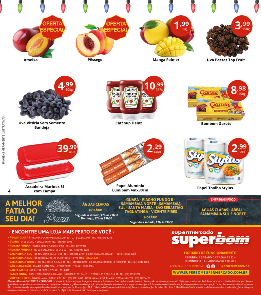encarte de ofertas supermercado superbom brasilia df