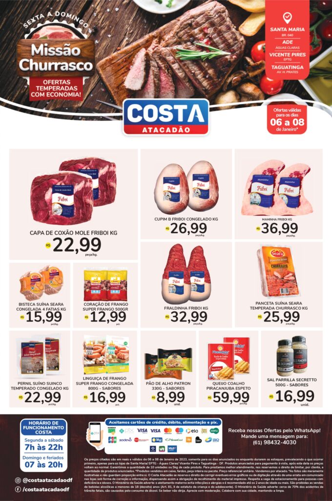 ofertas atacadão costa brasilia df