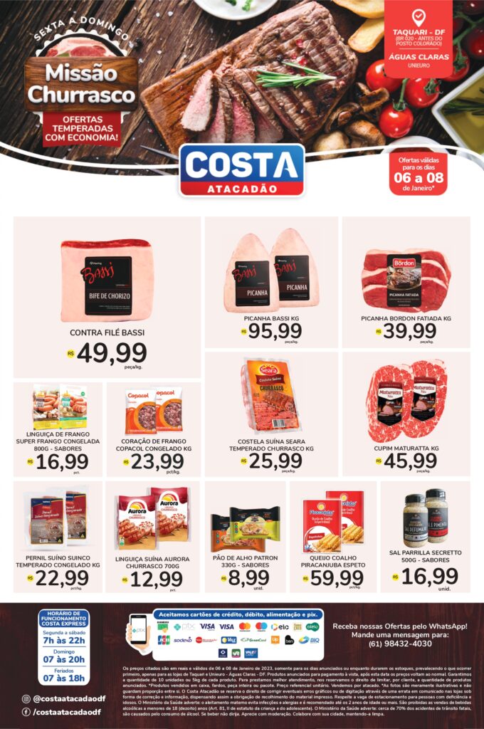 ofertas atacadão costa brasilia df