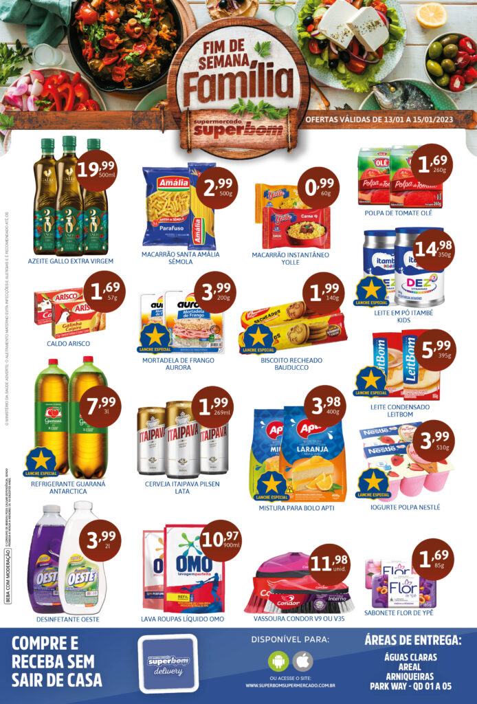 encarte de ofertas supermercado superbom brasilia df