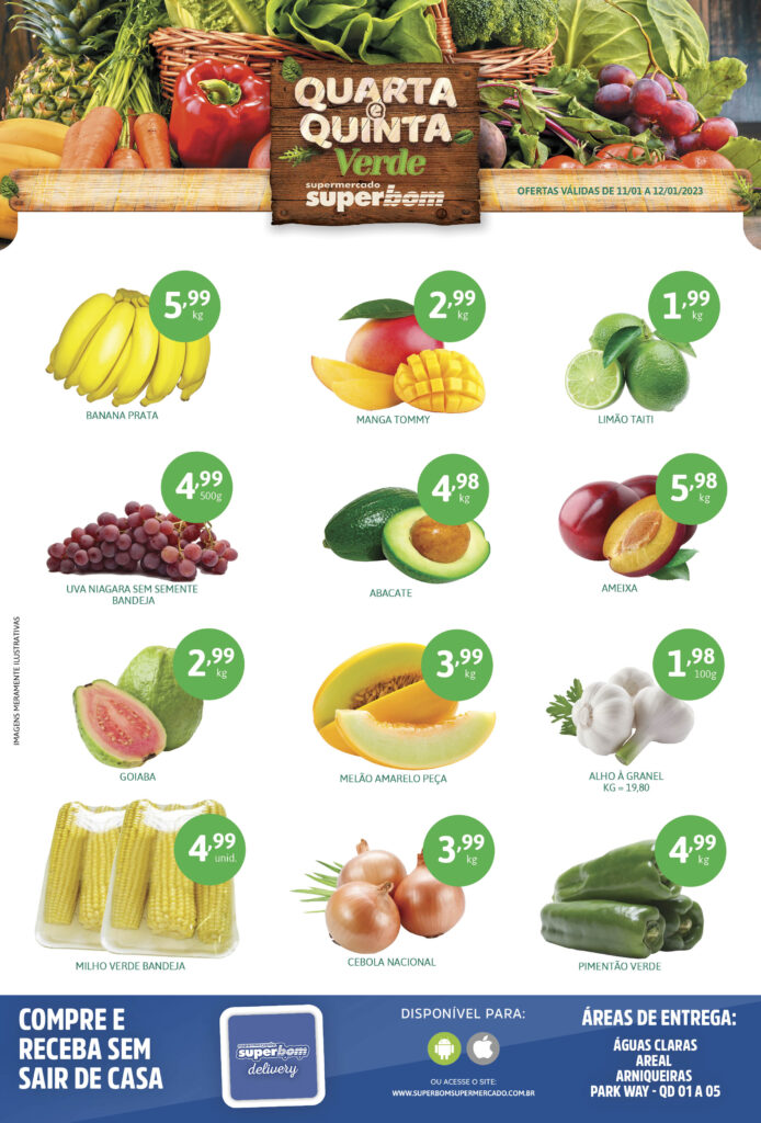 encarte de ofertas supermercado superbom brasilia df