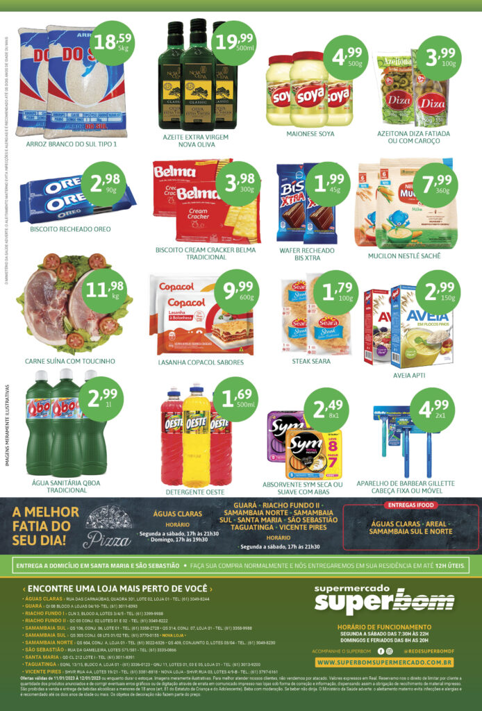 encarte de ofertas supermercado superbom brasilia df