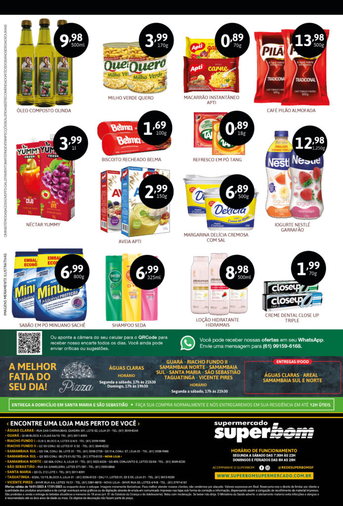 ofertas supermercado superbom são sebastião df
