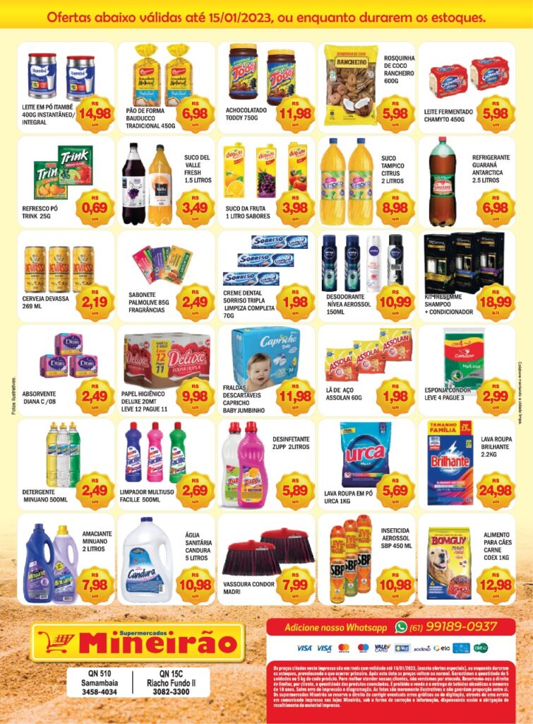 encartes de ofertas supermercado mineirão Brasília DF