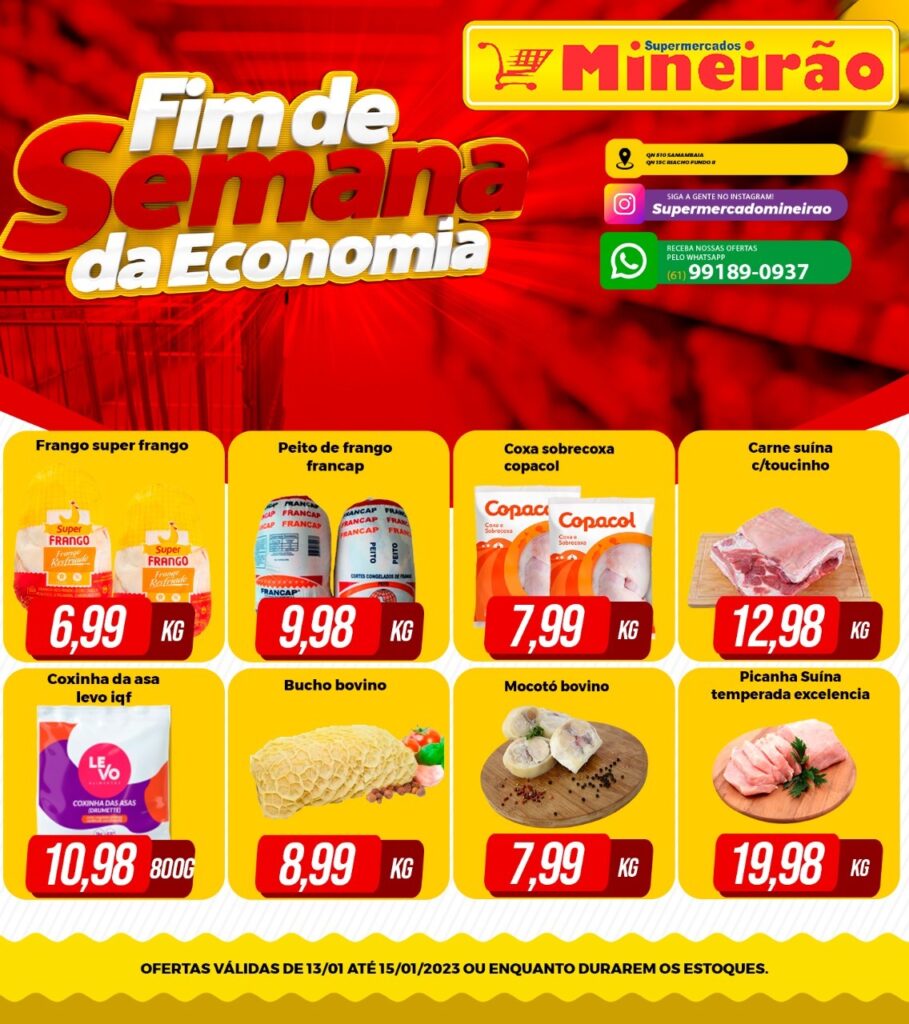 encartes de ofertas supermercado mineirão Brasília DF